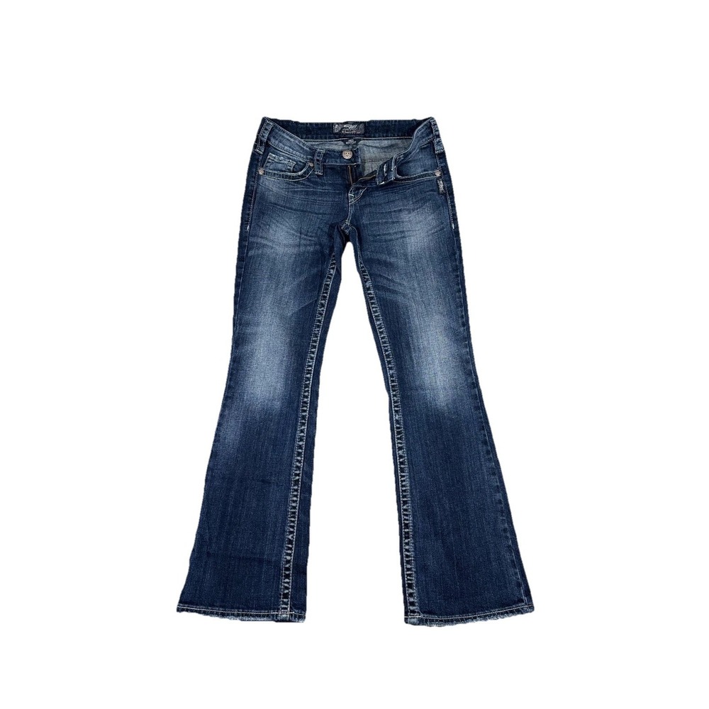Silver Jeans Co Jeans Womens 26x29 Blue Aiko Bootcut Low‎ Rise Stretch Denim